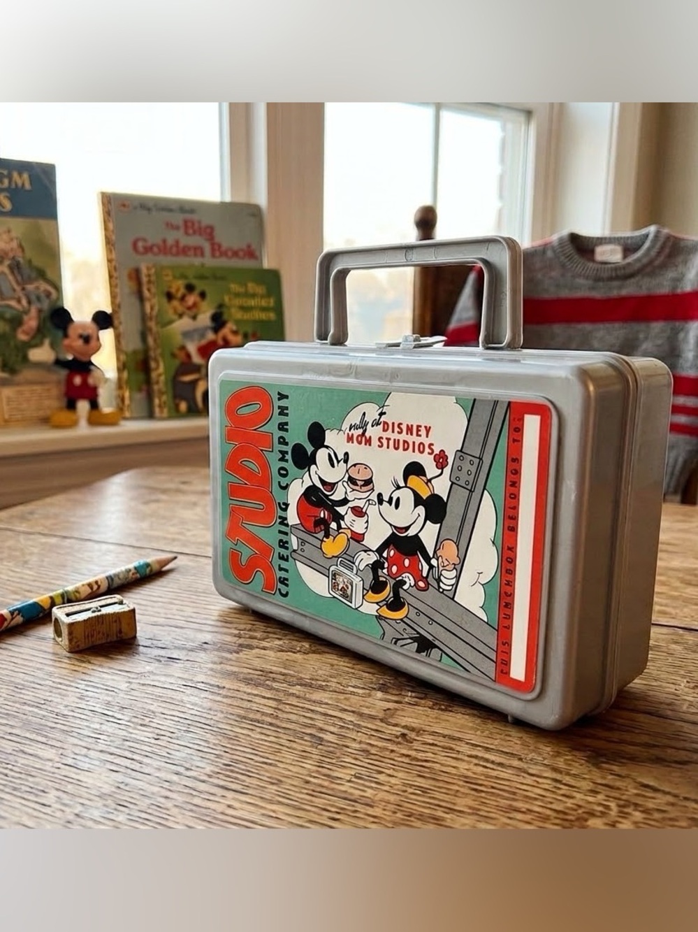 Vintage Disney MGM Studios Catering Co. Plastic Mini Lunchbox / Keepsake Box